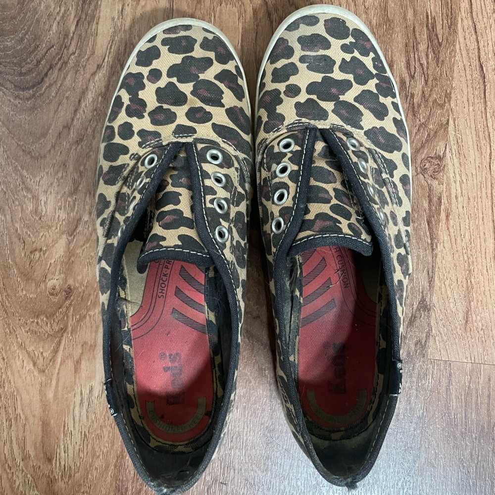 Keds Leopard Print Slip-On Shoes